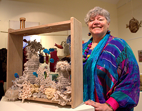 In the Frame (Coral Reef) by Lynda Clark -image by Marie Cameron